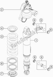 SHOCK ABSORBER DISASSEMBLED