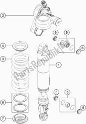 SHOCK ABSORBER DISASSEMBLED