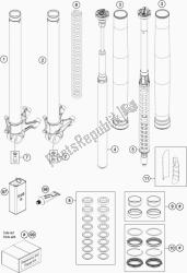 FRONT FORK DISASSEMBLED