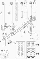 FRONT FORK DISASSEMBLED