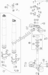 FRONT FORK, TRIPLE CLAMP