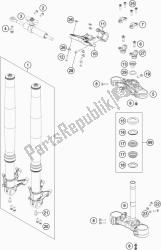 FRONT FORK, TRIPLE CLAMP