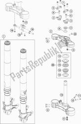 FRONT FORK, TRIPLE CLAMP