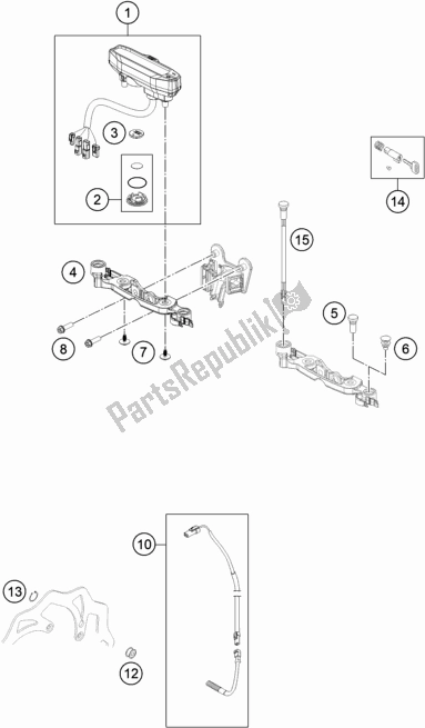 All parts for the Instruments / Lock System of the KTM 150 EXC TPI EU 2020