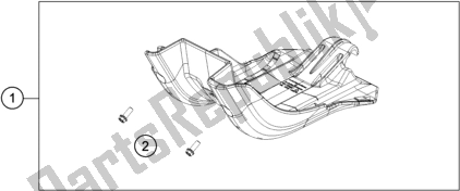 Tutte le parti per il Protezione Del Motore del KTM 150 EXC TPI EU 2021