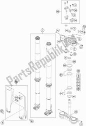 forcella anteriore, pinza tripla