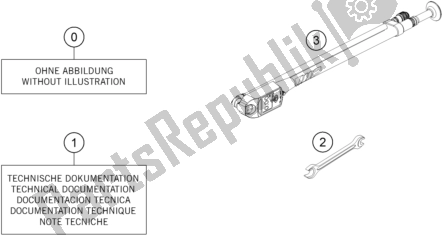 Todas as partes de Kit De Acessórios do KTM 150 SX US 2017