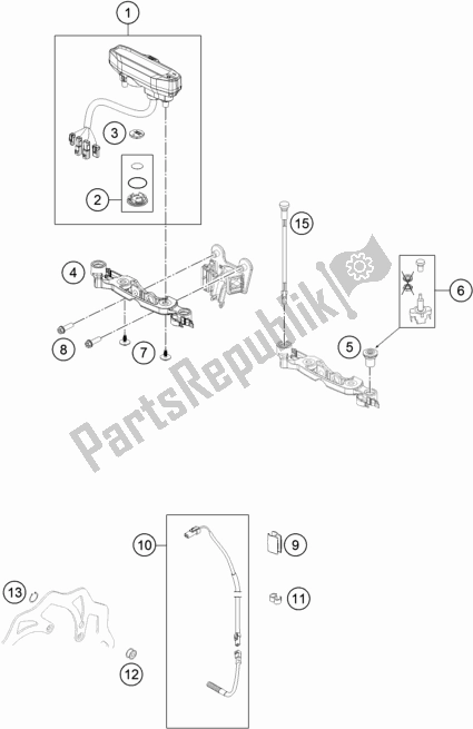 Wszystkie części do Instrumenty / System Zamków KTM 150 XC-W TPI US 2020