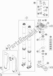 forcella anteriore, pinza tripla