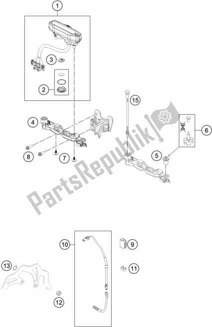 Toutes les pièces pour le Instruments / Système De Verrouillage du KTM 150 XC-W TPI US 2021