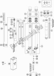 forcella anteriore smontata