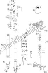 FRONT FORK, TRIPLE CLAMP