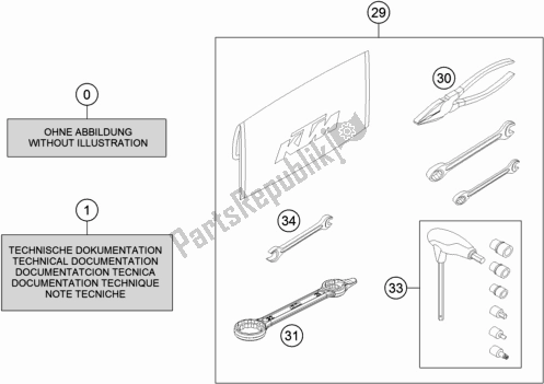 Toutes les pièces pour le Seperate Enclosure du KTM 250 Exc-f EU 2020