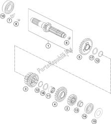 transmissie i - hoofdas