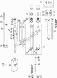 forcella anteriore smontata