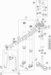 fourche avant, triple serrage