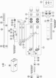 forcella anteriore smontata