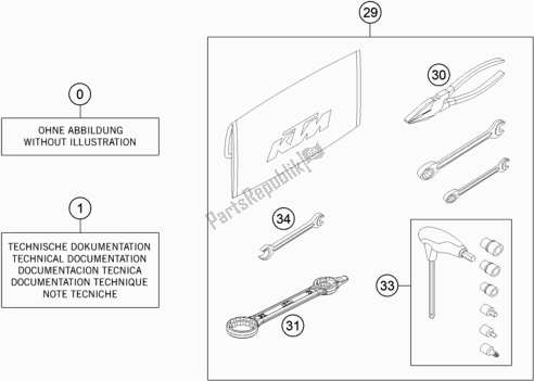 Toutes les pièces pour le Seperate Enclosure du KTM 250 EXC SIX Days TPI EU 2018