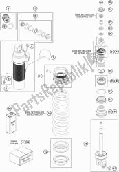 SHOCK ABSORBER DISASSEMBLED