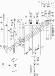 FRONT FORK DISASSEMBLED