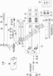 forcella anteriore smontata