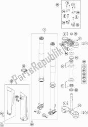 forcella anteriore, pinza tripla