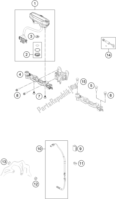 Tutte le parti per il Strumenti / Sistema Di Blocco del KTM 250 EXC TPI EU 2019