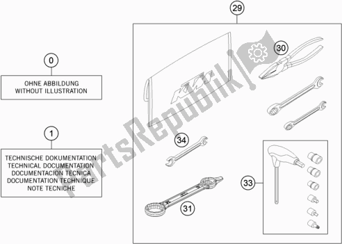 Toutes les pièces pour le Seperate Enclosure du KTM 250 EXC TPI EU 2019