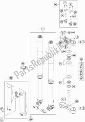 forcella anteriore, pinza tripla