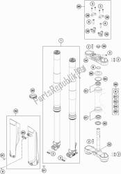 fourche avant, triple serrage