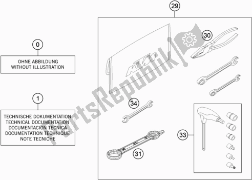 Toutes les pièces pour le Seperate Enclosure du KTM 250 EXC TPI EU 2021