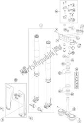 forcella anteriore, pinza tripla