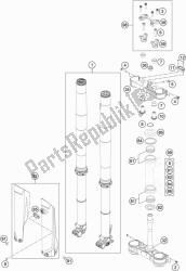 forcella anteriore, pinza tripla