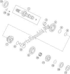 TRANSMISSION I - MAIN SHAFT