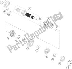 TRANSMISSION I - MAIN SHAFT