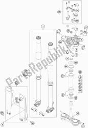 forcella anteriore, pinza tripla