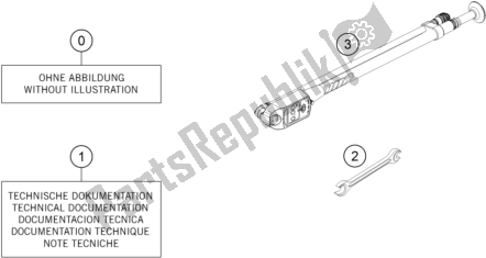 All parts for the Accessories Kit of the KTM 250 SX US 2017