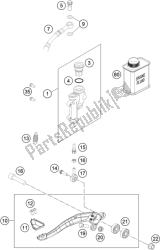 control de freno trasero