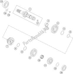 TRANSMISSION I - MAIN SHAFT