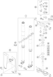 forcella anteriore, pinza tripla