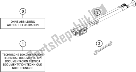 Tutte le parti per il Seperate Enclosure del KTM 250 XC TPI US 2020