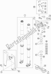 forcella anteriore, pinza tripla