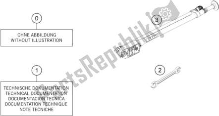 All parts for the Accessories Kit of the KTM 250 XC US 2017