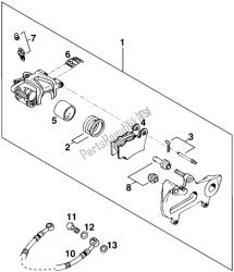 REAR BRAKE CALIPER