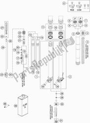 FRONT FORK DISASSEMBLED