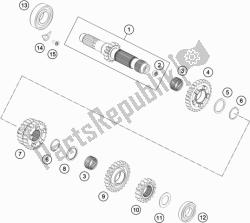 transmissie i - hoofdas