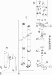 forcella anteriore, pinza tripla