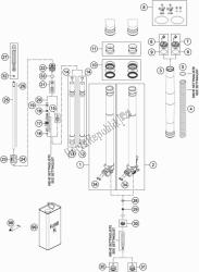 forcella anteriore smontata