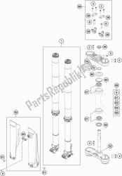 forcella anteriore, pinza tripla