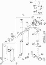 FRONT FORK, TRIPLE CLAMP